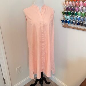 NWT Anne Klein Cherry Blossom Shift Dress with Pleated Back